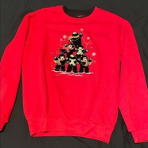 Christmas bear crewneck